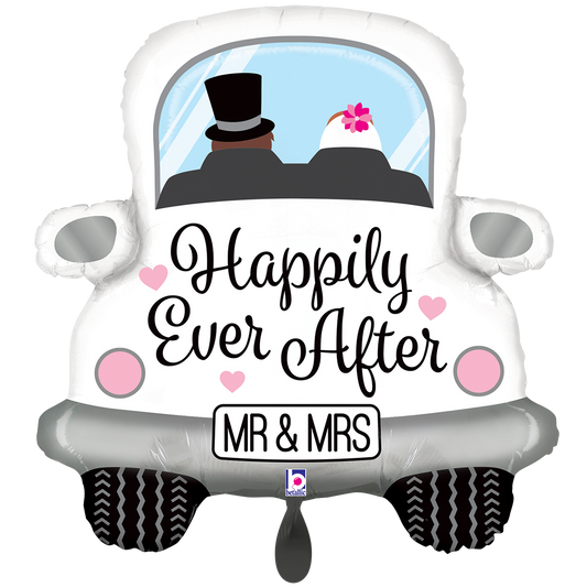 1 Ballon XXL - Happily Ever After Auto