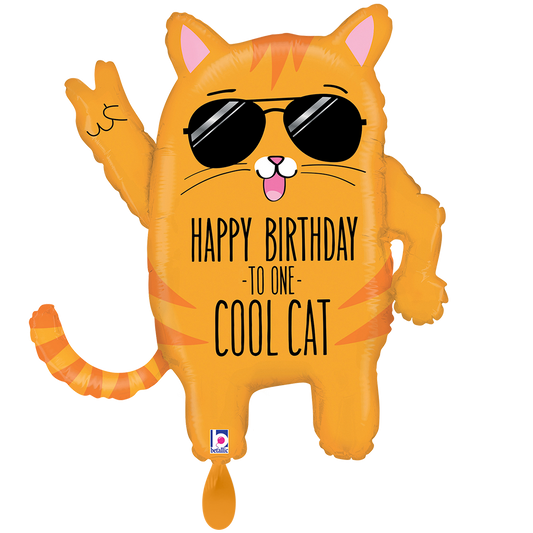 1 Ballon XXL – Cool Cat Verjaardag