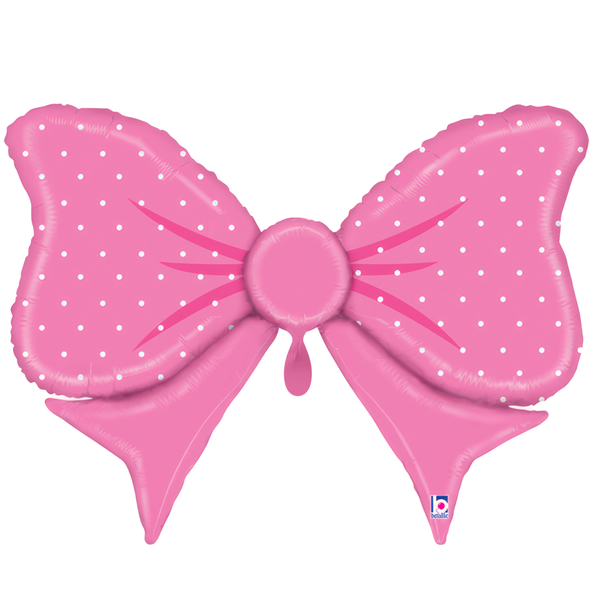 1 Ballon XXL – Roze Strik