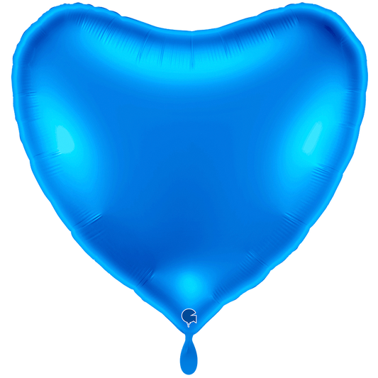 1 Ballon XXL - Hart - Blauw