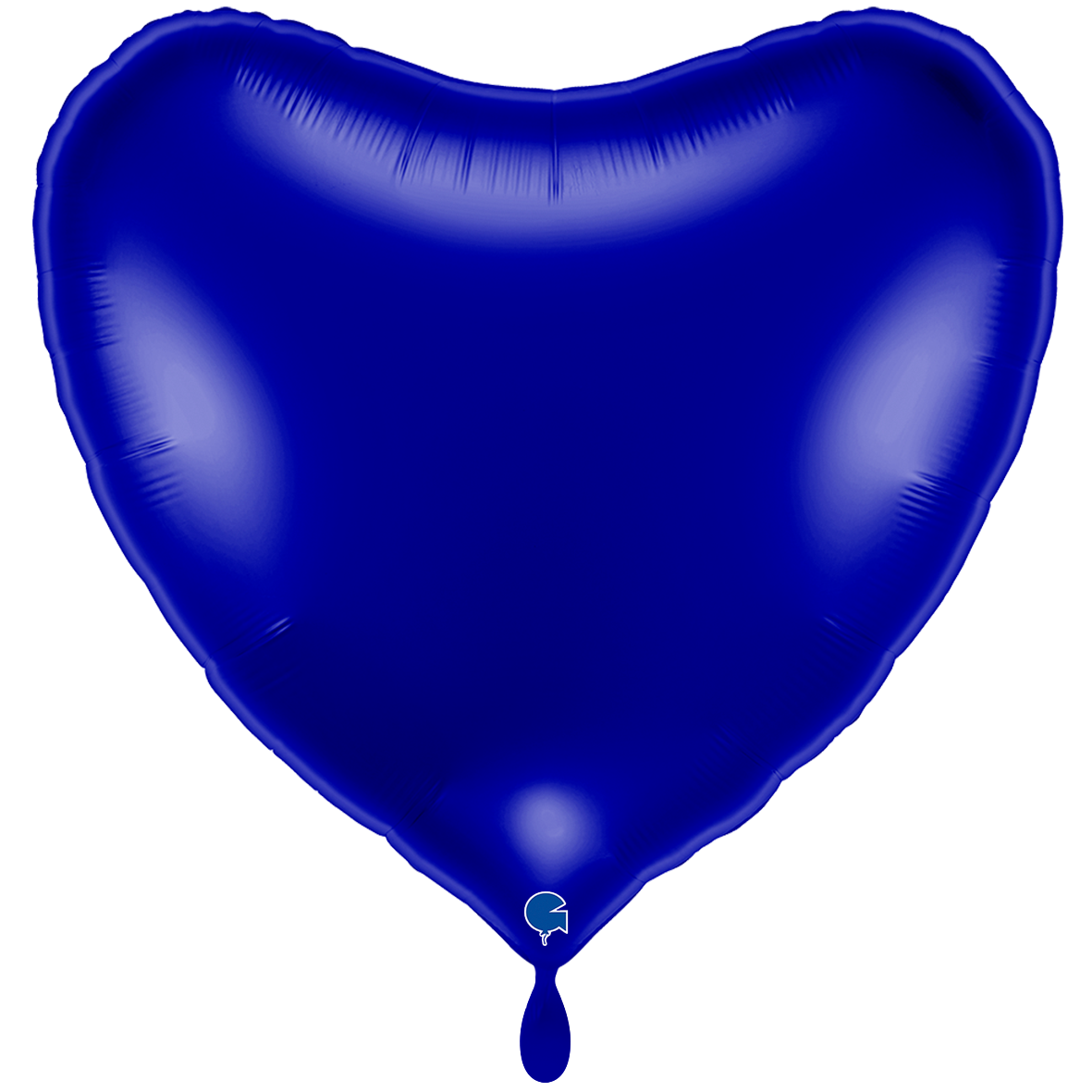 1 Ballon XXL – Hart – Blauw Capri