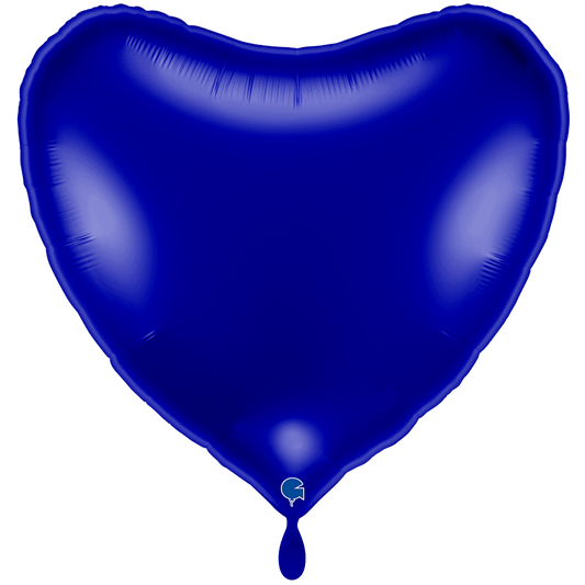 1 Ballon XXL – Hart – Blauw Capri