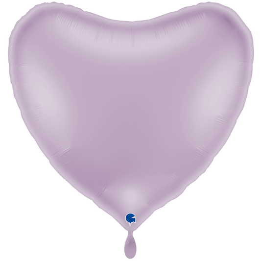 1 Ballon XXL - Hart - Lila