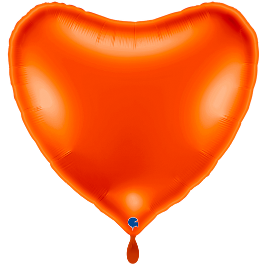 1 Ballon XXL - Hart - Oranje