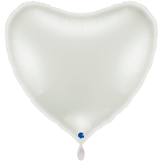 1 ballon XXL – hart – wit