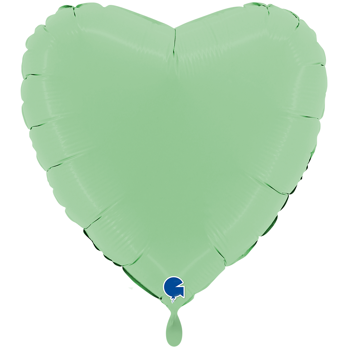 1 Ballon XXL - Hart - Mat Groen