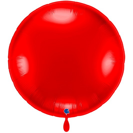 1 Ballon XXL - Rond - Rood