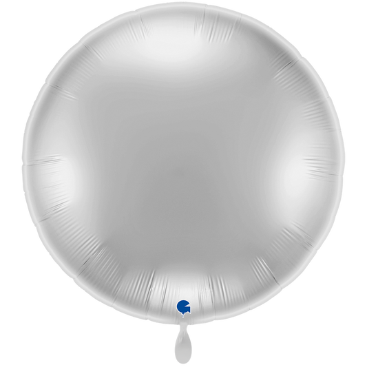 1 Ballon XXL - Rund - Silber