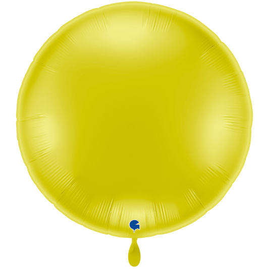 1 Ballon XXL - Rond - Geel