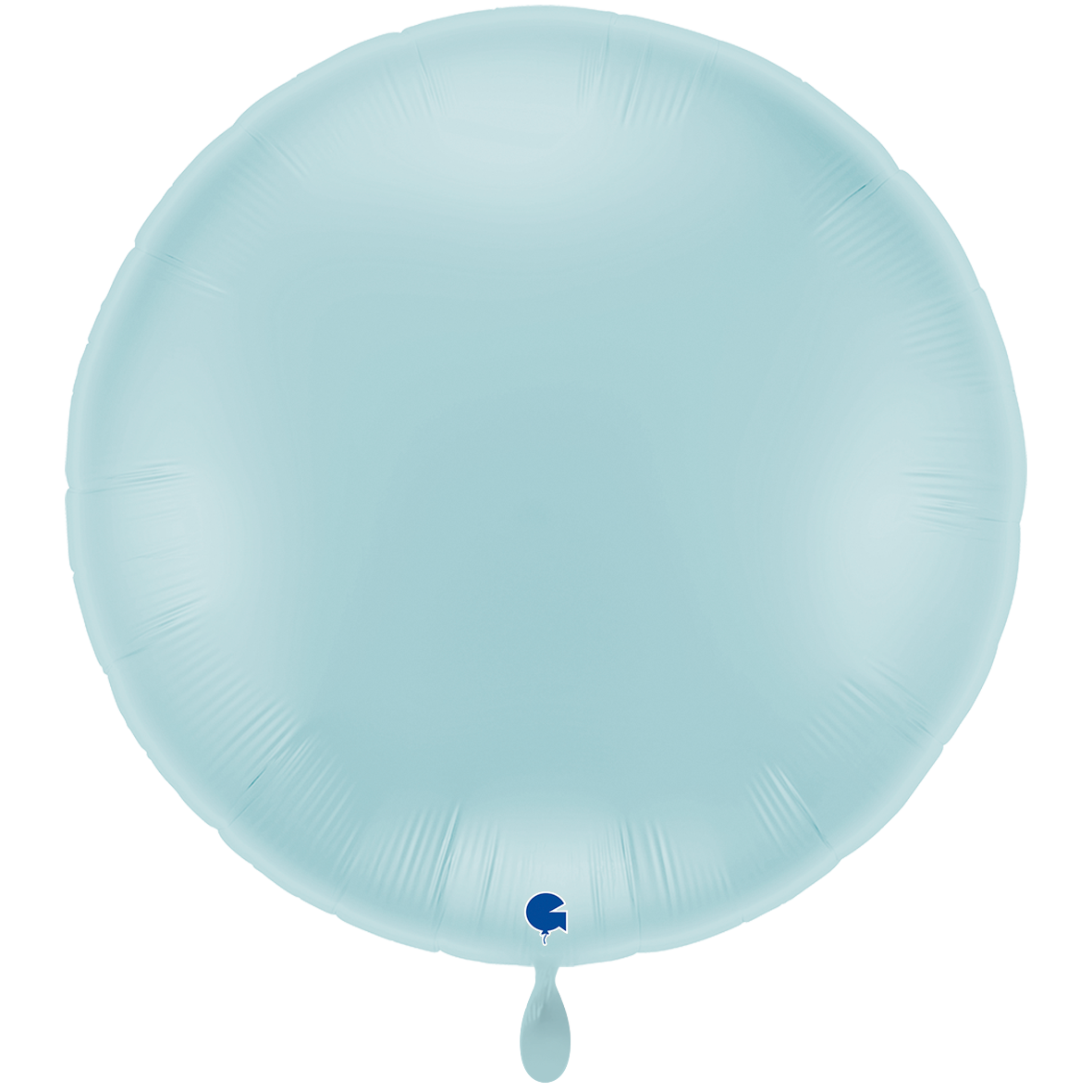 1 Ballon XXL - Rond - Pastelblauw