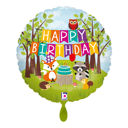 1 Ballon - Geburtstag im Wald