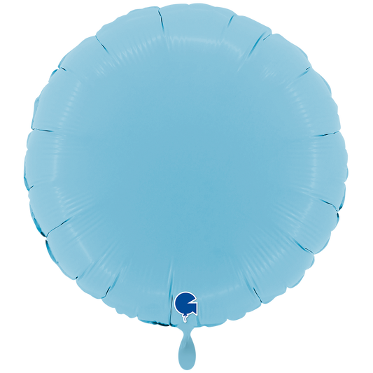 1 Ballon XXL - Rond - Matblauw