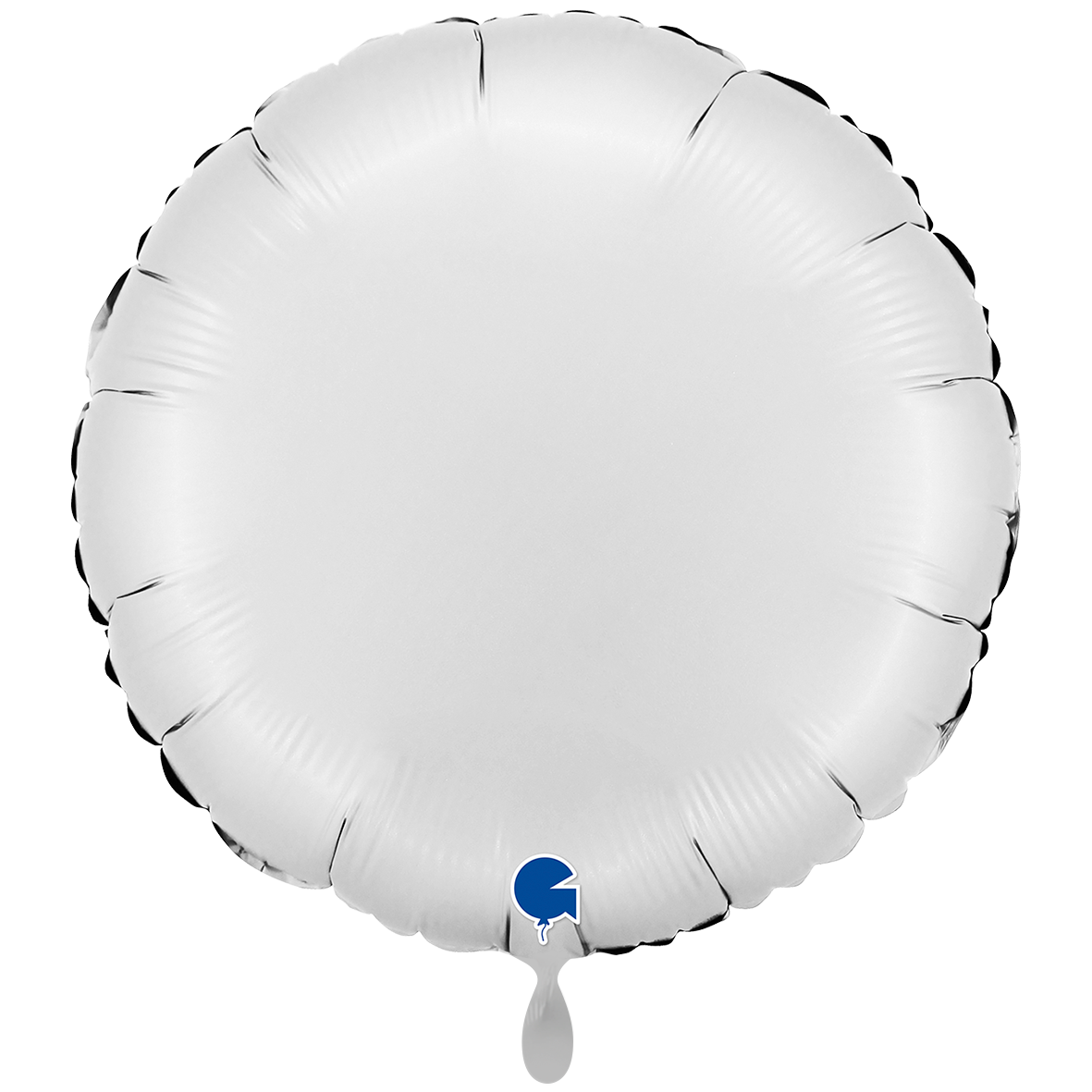 1 Ballon XXL - Rond - Satijnwit