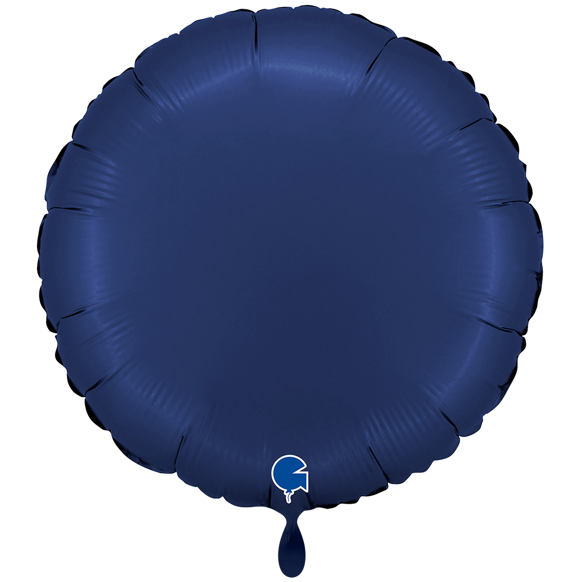 1 Ballon XXL - Rond - Satijn Blauw Marine