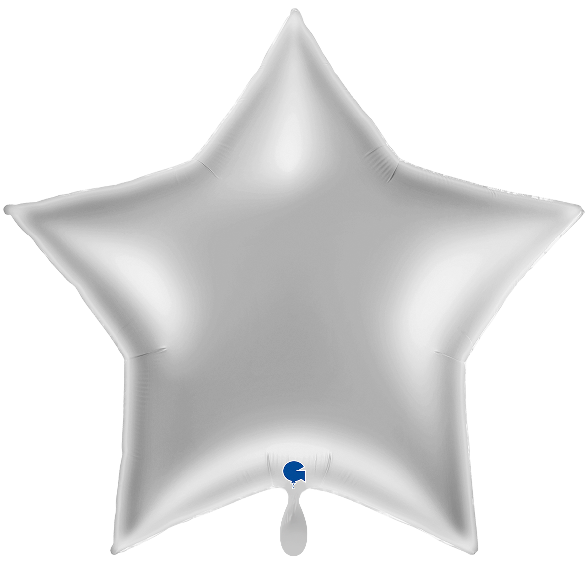 1 Ballon XXL - Ster - Zilver