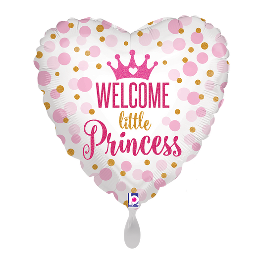 1 Ballon - Glitter Baby Princess