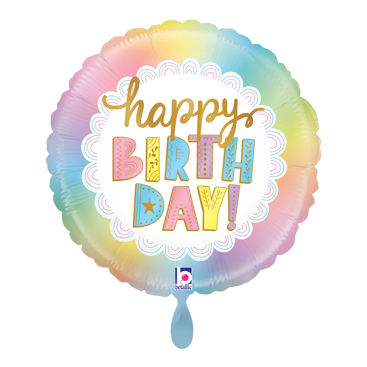 1 Ballon - Opaal Verjaardag
