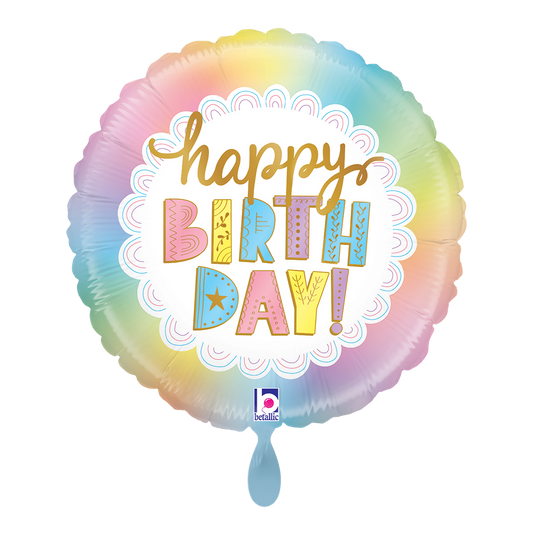 1 Ballon - Opaal Verjaardag