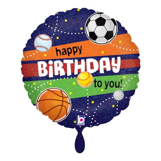 1 Ballon - Sportliche Geburtstag