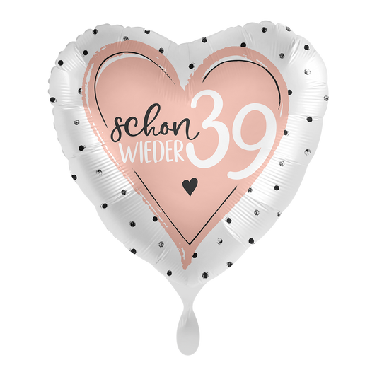 1 ballon - glanzend - Alweer 39 - GER