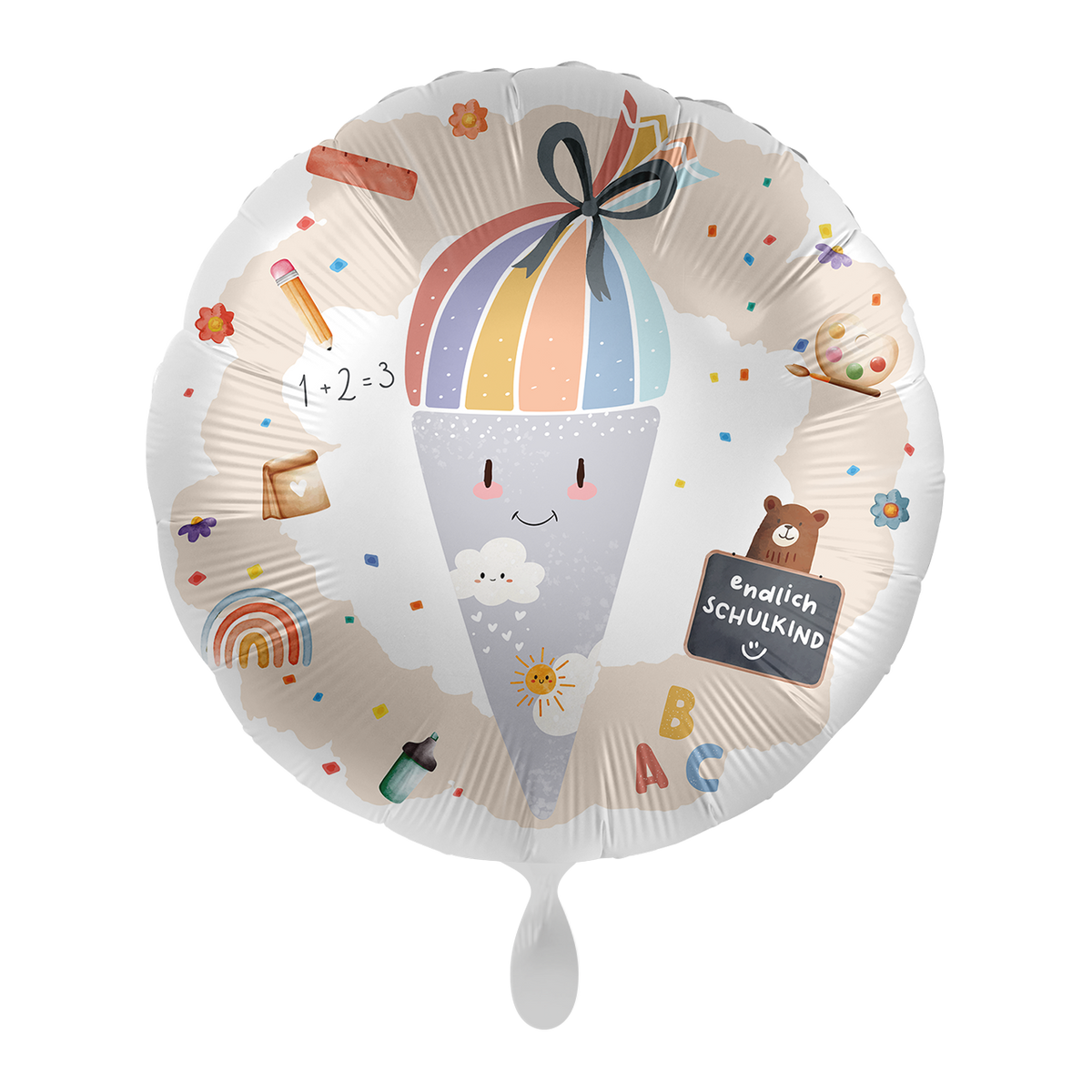 1 Ballon - Schule - Schultüte - DEU