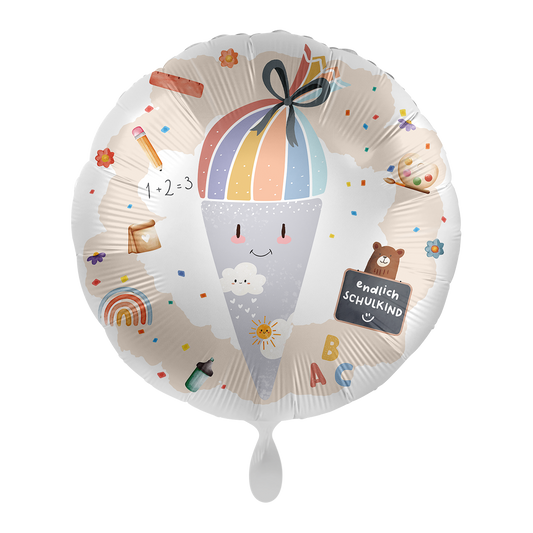1 Ballon - Schule - Schultüte - DEU