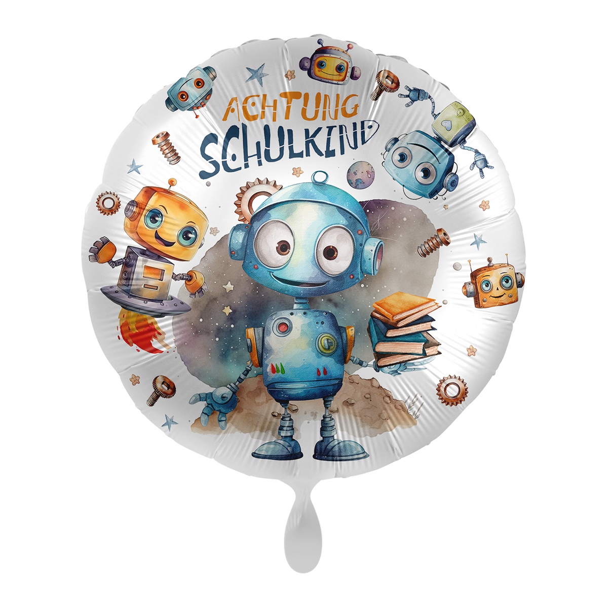 1 Ballon - School - Schoolkind Robot - NL