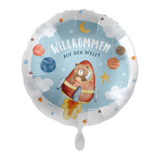 1 Ballon - Baby Boy - Raketenbaby - NED