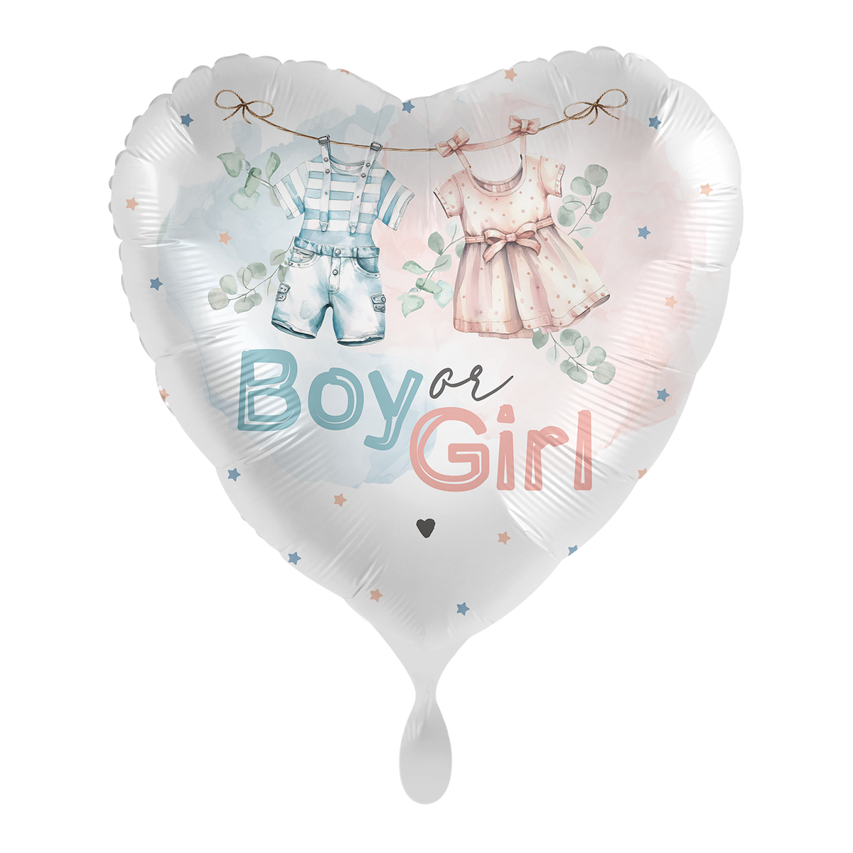 1 Ballon - Gender Reveal - Babykleding - NL