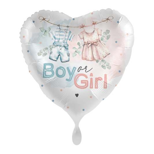1 Ballon - Gender Reveal - Babykleding - NL