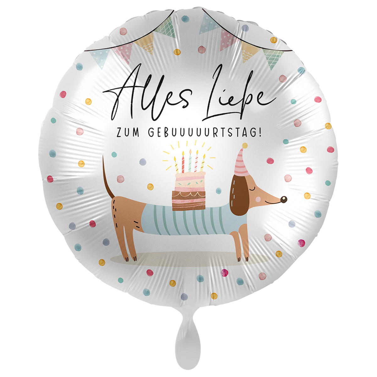 1 Ballon XXL - Doggy Dots Birthday - NED