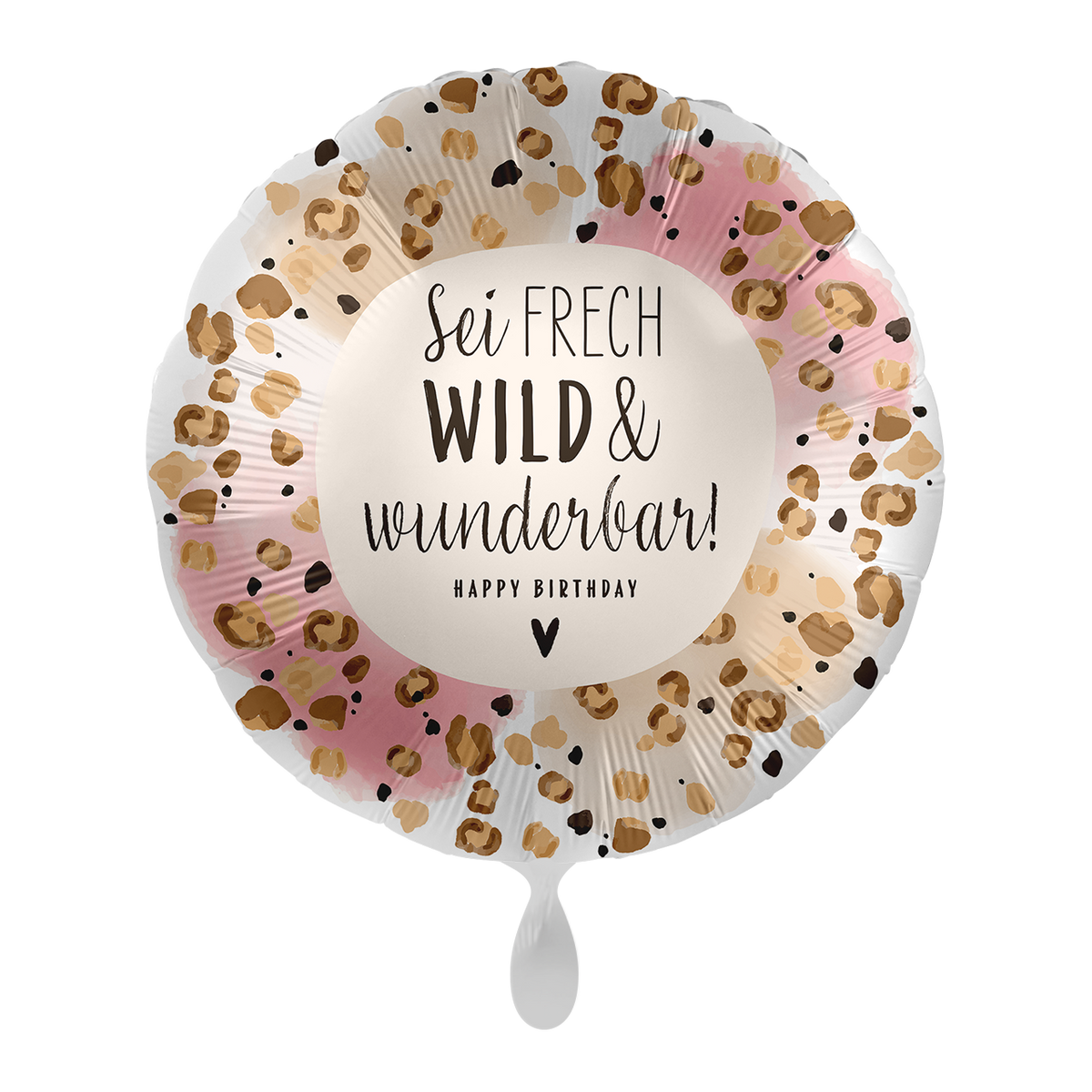 1 Ballon - Wilde Luipaard Verjaardag - NED
