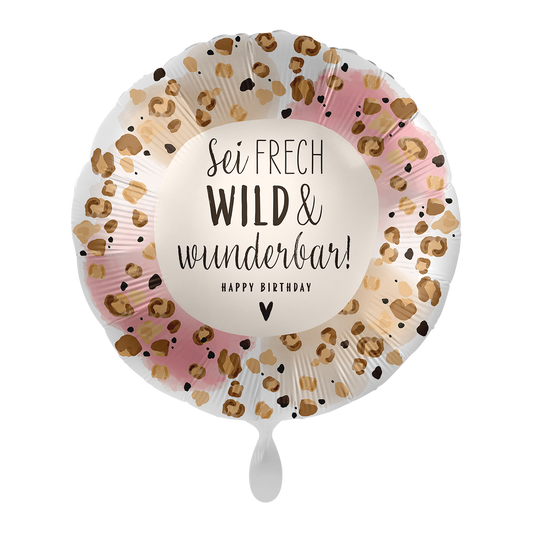1 Ballon - Wilde Luipaard Verjaardag - NED