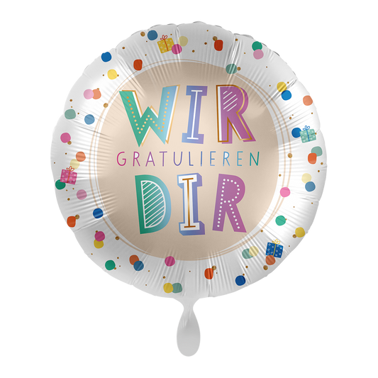 1 Ballon - Polka Dots Verjaardag - NED