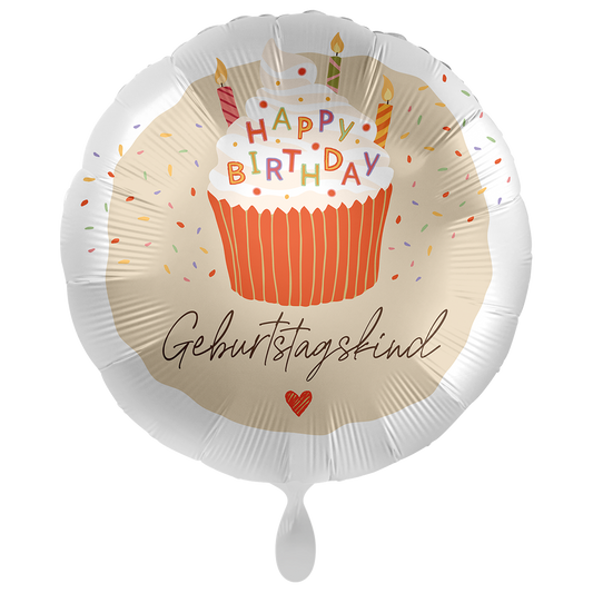 1 Ballon XXL - Sweet Birthday Cupcake - NL