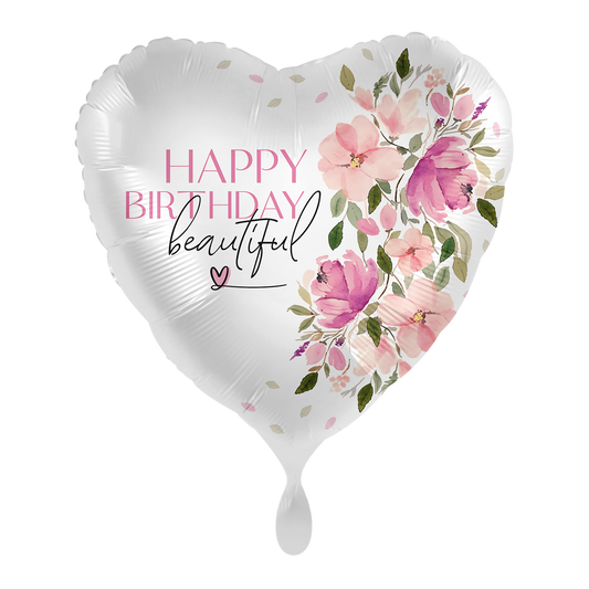 1 Ballon - Mooie bloemen voor je verjaardag - NL