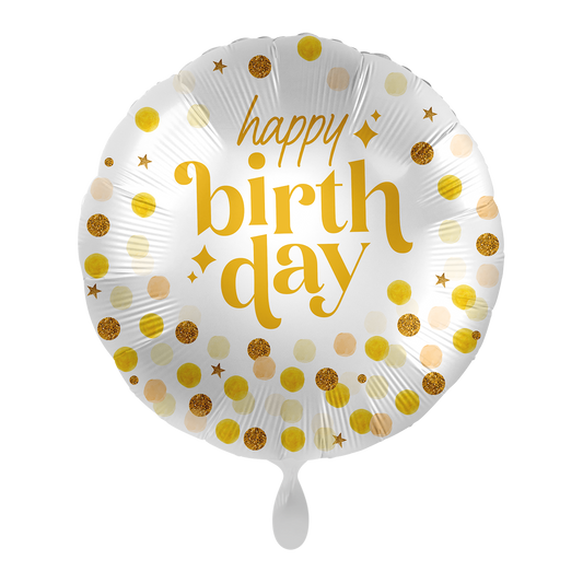 1 Ballon - Shine Like Gold Birthday - NL