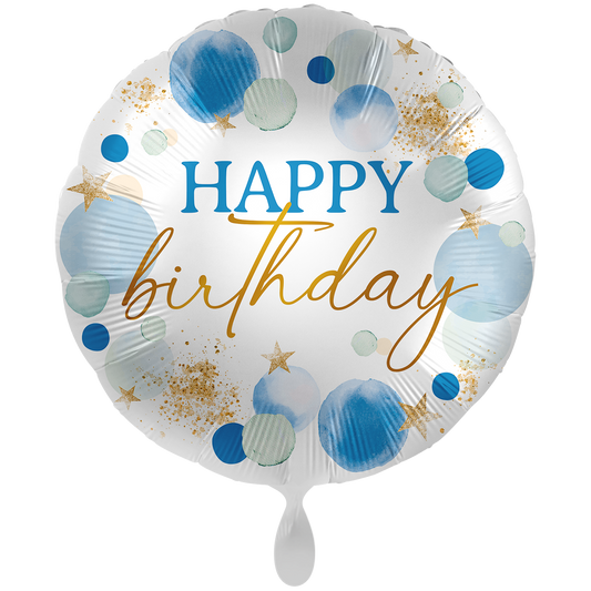 1 Ballon XXL - Lucky Blue Birthday - NL