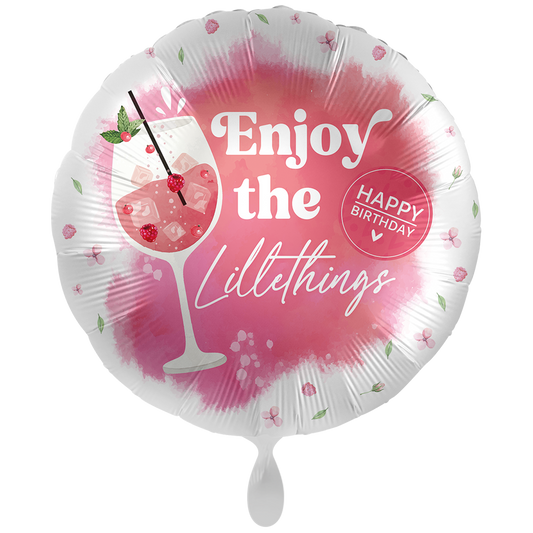 1 Ballon XXL - Enjoy the Little Things Verjaardag - ENG