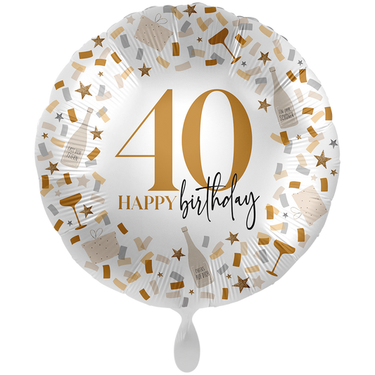 1 Ballon XXL - Hello to Another Birthday 40 - NL