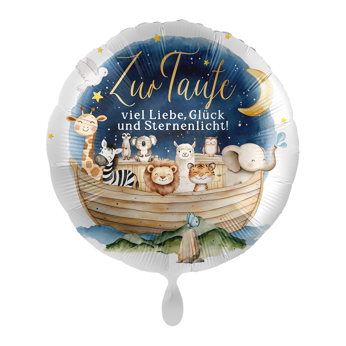 1 Ballon - Ark Hemelse Magie Doop - NL