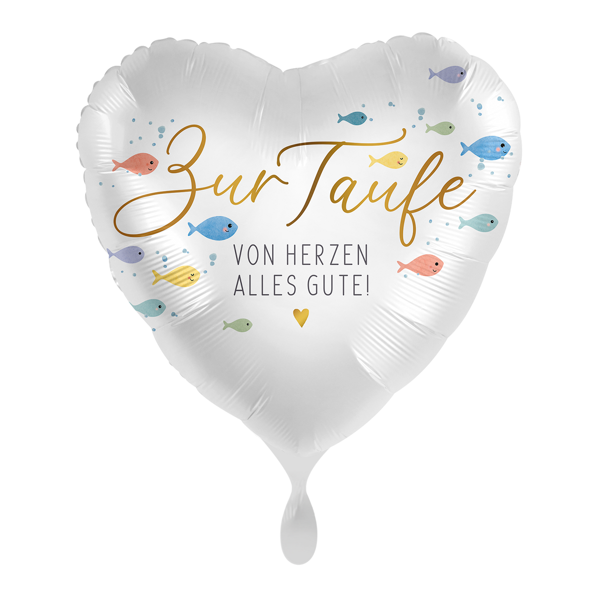 1 Ballon - Lebensfische zur Taufe - NL