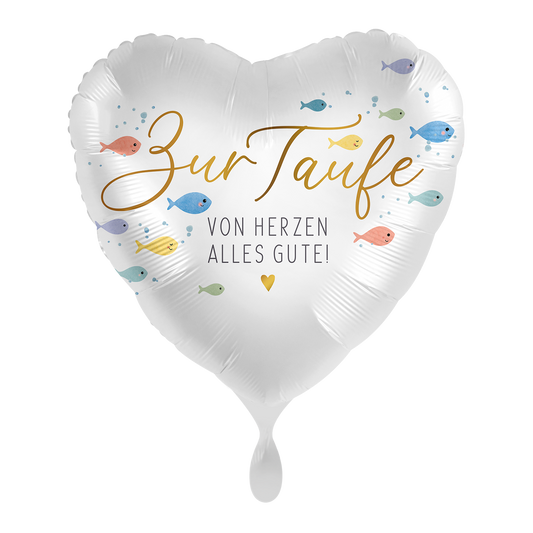 1 Ballon - Lebensfische zur Taufe - NL