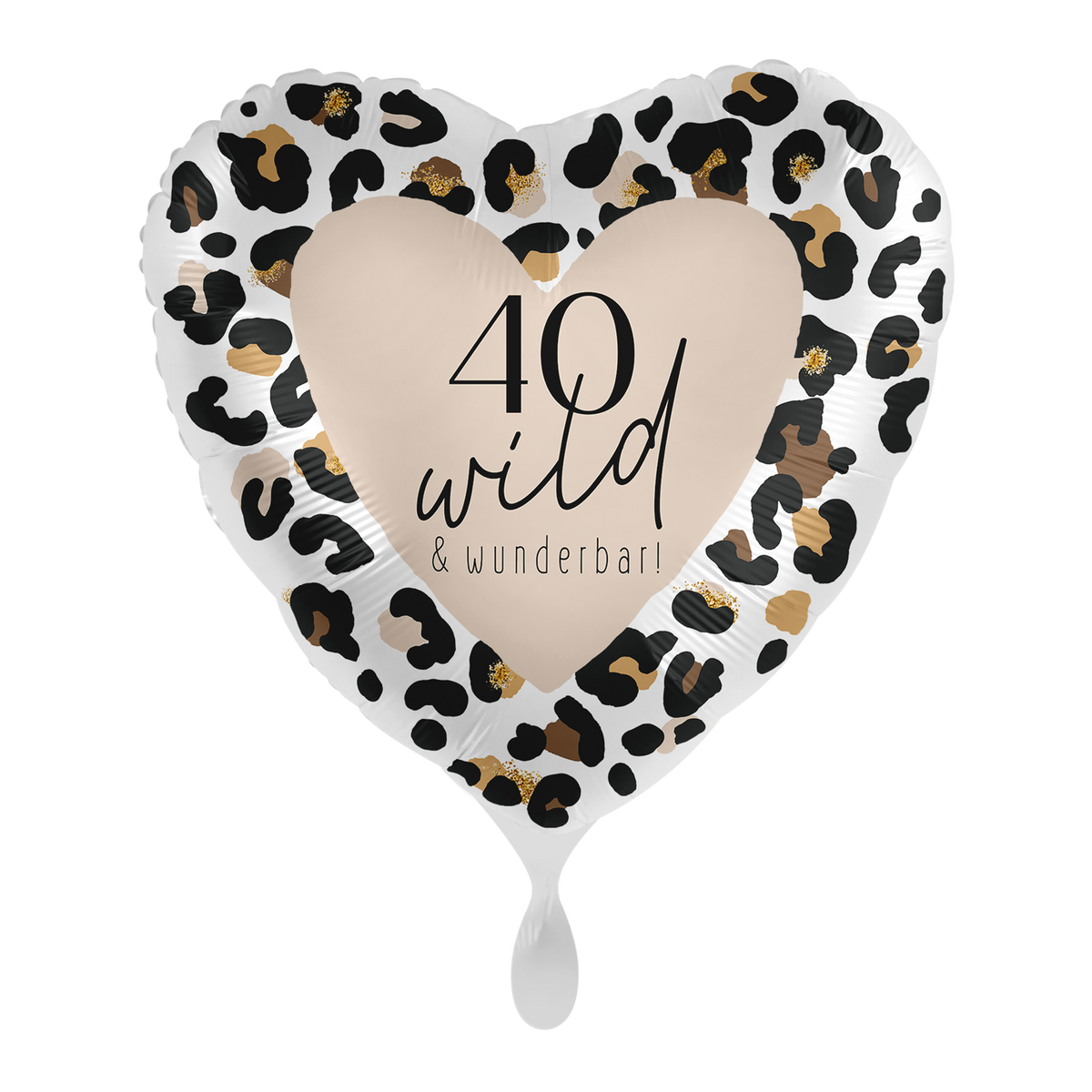 1 Ballon - Go Wild - Happy Birthday 40 - NL