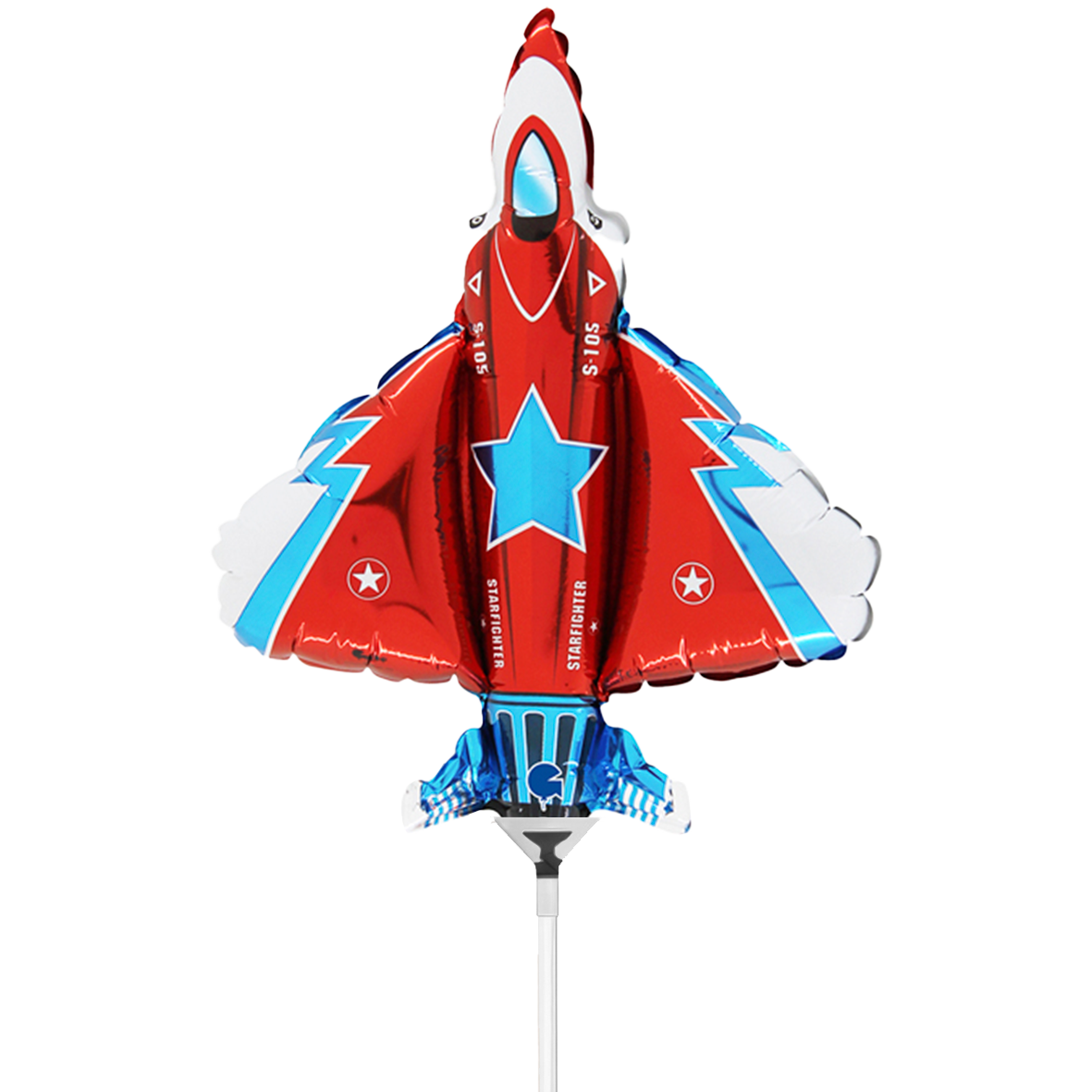 10 Miniballonnen Luchtgevuld - S-105 Starfighter (Onverpakt)
