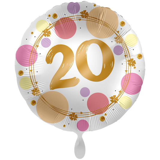 1 Ballon XXL - Shiny Dots 20 - UNI