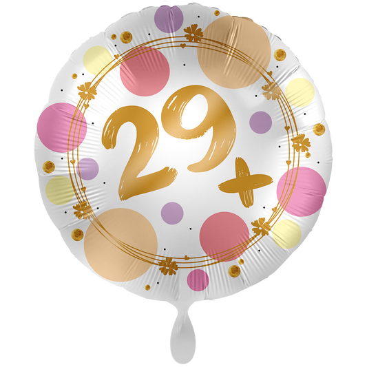 1 Ballon XXL - Shiny Dots 29+ - UNIEK