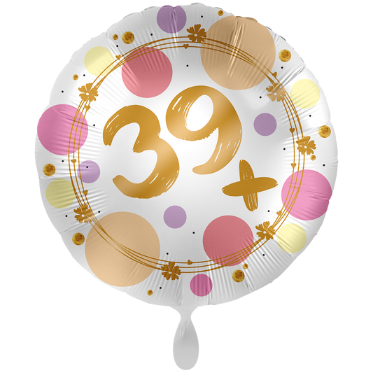 1 Ballon XXL - Shiny Dots 39+ - UNI