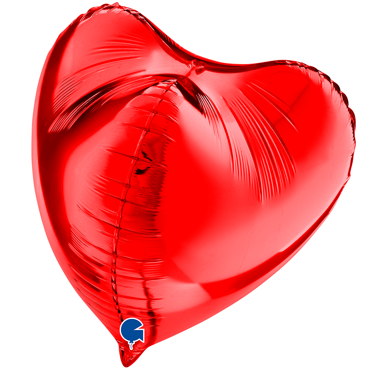 1 Ballon XL 3D - Hart - Rood