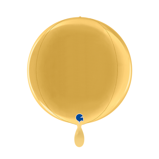 1 Ballon 4D - Wereldbol - Goud